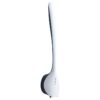Toilet Brush Household Toilet Dead Corner Silicone Brush Wall-Mounted Cleaning Kit, Black, Grey