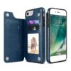 For iPhone XS Retro PU Leather Case Multi Card Holders Phone Cases, For iPhone XS