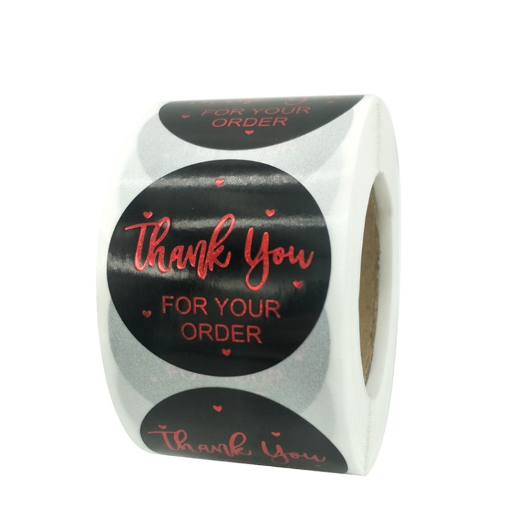 Thanks Baking Decoration Stickers Handmade Label, 3.8 cm / 1.5 inch