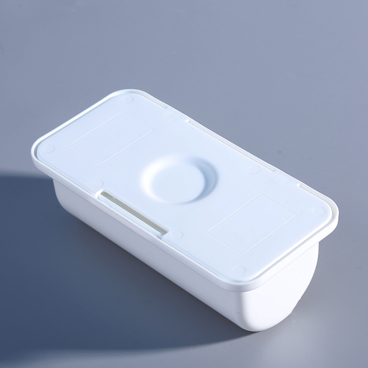 Wall-Mounted Removable Plastic Garbage Bag Storage Box, White, Gray, Beige