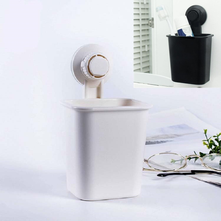 Suction Wall Toothpaste Toothbrush Holder Bathroom Shelf