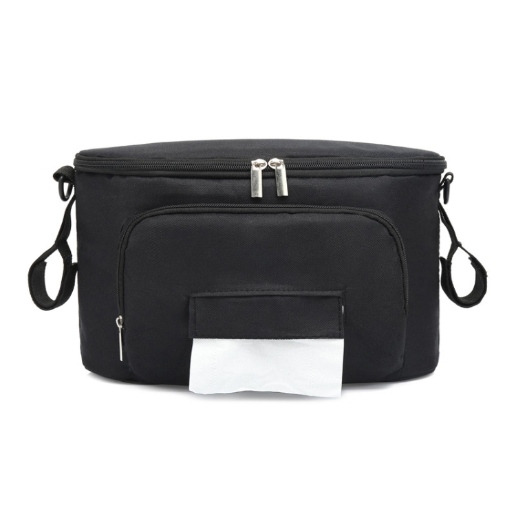 Baby Stroller Bag Mummy Bag Stroller Accessories Hanging Bag, Black, Gray, Dark Blue
