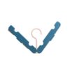 Travel Foldable Portable Clothes Hanger Household Anti-Skid And Windproof Clothes Hanger, Dark Blue, Pink, Off-white, Light Green