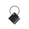 TSA Customs Combination Lock Anti-Theft Wire Padlock, Black, Silver, Red