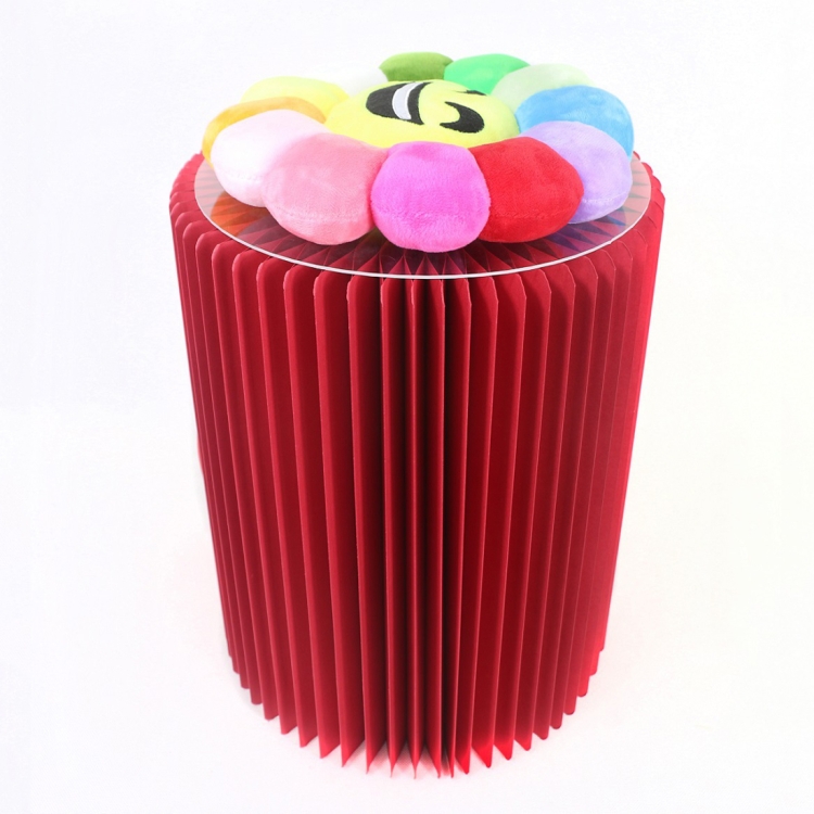 SH-236 Short Folding Paper Stool Household Multifunctional Convenient Stool, Brown, White, Red, Black, Pink, Purple, Green, Blue, Yellow, Orange