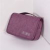 Travel Waterproof Wash Bag Portable Dust-Proof Storage Bag Hanging Cosmetic Bag, Purple, Black, Grey, Wine Red, Sky Blue, Navy