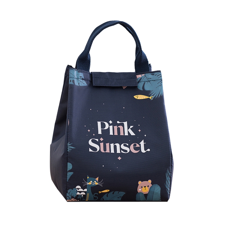 Thickened Portable Heat Preservation And Fresh-Keeping Lunch Bag Outdoor Picnic Heat Preservation Bag, Big Eyes Rabbit, White Rabbit, Little Fox, Small Lazy Bear, Cat