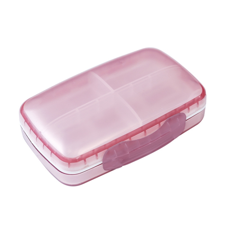 FY-8833 Detachable Medicine Storage Box Large Capacity Eight-compartment Plastic Pill Box, Red, Blue, Black