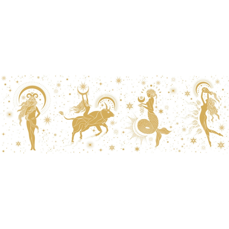 88988 Colorful Bronzing Washi Tape Starry Sky Hand Account Tape, Constellation Girl 1, Constellation Girl 2, Constellation Girl 3, Star Hot Silver 4, Star Hot Stamping 5