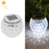 Solar Outdoor Wishing Glass Jar Courtyard Decoration Light, White Light, Color Light