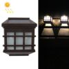 5180113 Solar Outdoor Waterproof Panes Wall Light, Warm Light, White Light