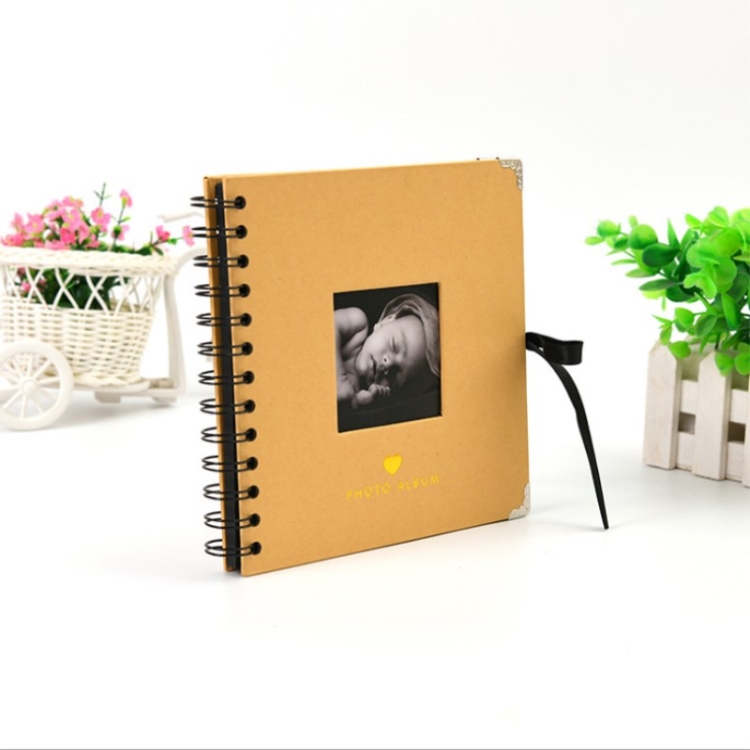 HB003 DIY Handmade Photo Album, Yellow, Blue, Pink