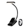 8021 Mini Book Clip Light LED Music Score Eye Protection Reading Lamp, Black, White