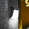 Solar Doll Wall Light Outdoor Garden Fence Decoration Waterproof Solar Light, White Light, Warm Light