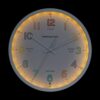 12-Inch Sound-Controlled Night Light Clock, Warm Yellow Light, Blue Light