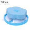 10 PCS C2096 Washing Machine Floating Material Filter Bag, Blue, Pink