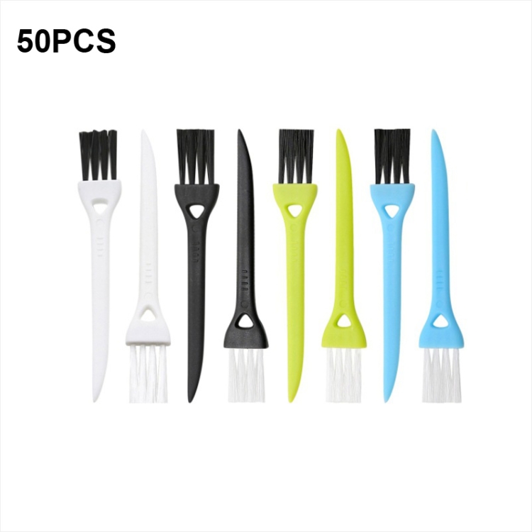 50 PCS Razor Brush Crevice Cleaning Brush Groove Brush Mini Small Brush