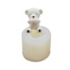 DIY Stereo Bear Aroma Cake Baking Silicone Mold, No Tail Cover Mouth Bear, With Tail Covering Eyes Bear