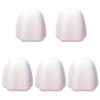5 PCS Manual Silicone Self-Sealing Toothpaste Cap Aid, White, Blue, Purple, Red