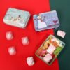Tinplate Christmas Gift Box Holiday Gift Candy Storage Box