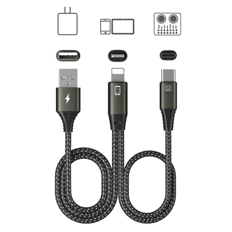 Live OTG Sound Card Cable Mobile Phone Charging Audio Recording Data Cable, T22 8 Pin To Type-C/USB-C+USB, T23 8 Pin To Micro USB+USB, T25 8 Pin To Type-C/USB-C, T28 Type-C/USB-C To Type-C/USB-C, T29 Type-C/USB-C To Type-C/USB-C+USB...