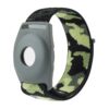 For AirTag Anti-Lost Device Case Locator Nylon Loop Watch Strap Wrist Strap, 17cm (Army Green Camouflage), 22cm (Army Green Camouflage), 17cm (Deep Green Camouflage), 22cm (Deep Green Camouflage), 17cm (Purple Camouflage), 22cm (Purple Camouflage)...
