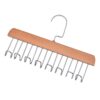Wooden Sling Hanger Lingerie Vest Tie Organizer Household Wave Drying Racks