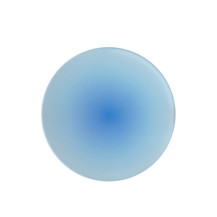 9.5cm Colorful Gradient Acrylic Coaster Thickened Heat Resistant Translucent Sunset Cup Pad