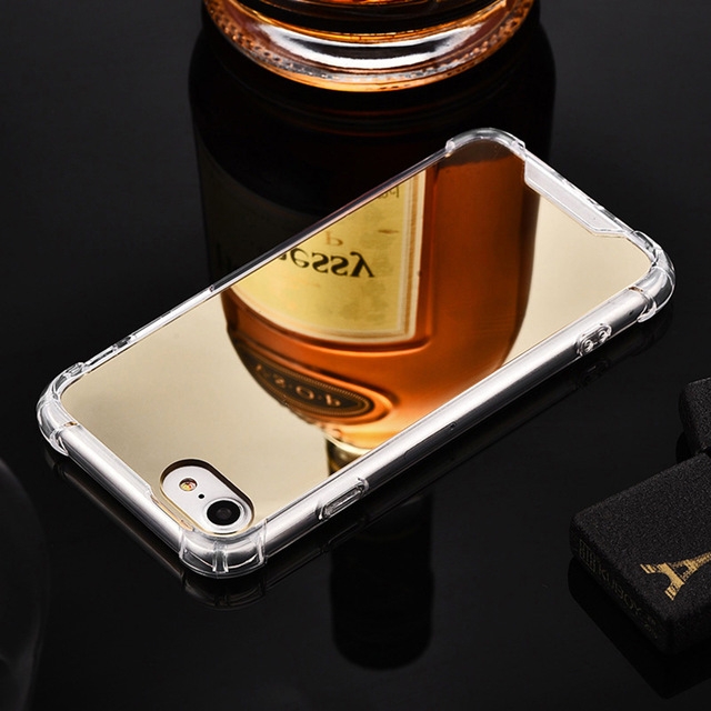 For iPhone XR Luxury Plating Mirror Acrylic TPU Case, For iPhone XR