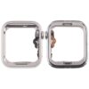 For Apple Watch Series 5 40mm LTE Stainless Steel Middle Frame Bezel Plate with Crown Spin Axis Flex Cable, For Apple Watch Series 5 40mm LTE(Stainless Steel)