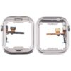 For Apple Watch Series 7 / 8 / 9 45mm LTE Stainless Steel Middle Frame Bezel Plate with Crown Spin Axis Flex Cable, For Apple Watch Series 7 / 8 / 9 45mm LTE(Stainless Steel)
