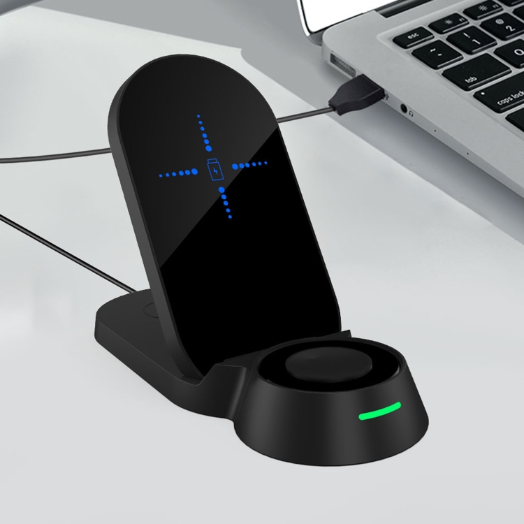 H22 3 In 1 Multi-function Foldable Smart Wireless Charger for Smart Phones & iWatches & AirPods