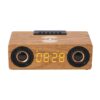 K1 Multifunctional Desktop Wooden Bluetooth Speaker Wireless Loudspeaker