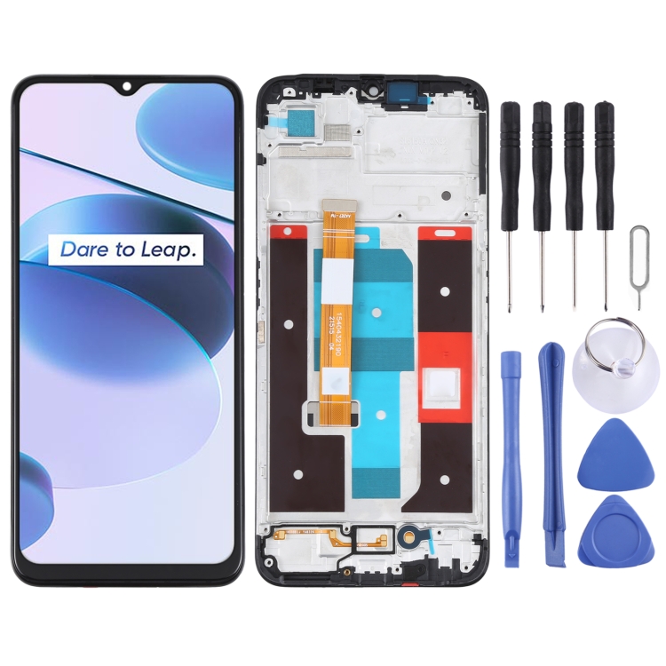 LCD Screen and Digitizer Full Assembly with Frame, For Realme C35 RMX3511, For Realme C31 RMX3501, For TCL 30E / 30 SE, For TCL 30 T676H / 30 5G T776H, For OPPO A57 5G