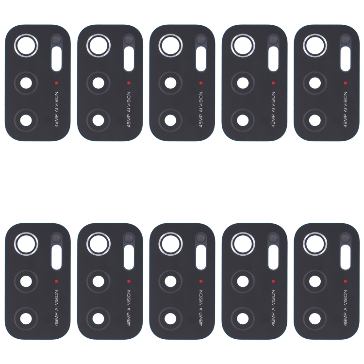 10 PCS Back Camera Lens, For Xiaomi Redmi Note 11SE, For Xiaomi Poco F4 GT, For Xiaomi Redmi K40S/Poco F4, For Xiaomi Redmi Note 11E/Redmi 10 5G/Redmi 11 Prime 5G, For Xiaomi Black Shark 4S/Black Shark 4S Pro, For OPPO Reno7 5G/Reno7 5G China...