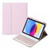SA-10DS Backlight Bluetooth Keyboard Leather Tablet Case with Pen Slot, For iPad 10th Gen 10.9 2022