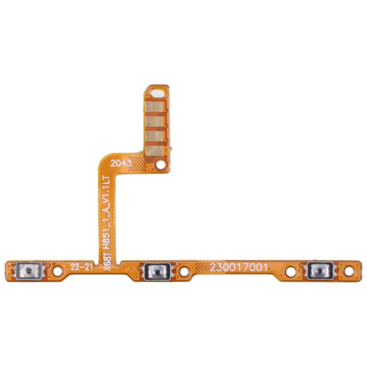 OEM Power Button & Volume Button Flex Cable, For Infinix Zero 8 / Zero 8i X687 X687B, For Infinix Hot 9 Play X680 X680B X680C, For Infinix Note 7 X690B X690, For Infinix Note 7 Lite X656, For Infinix Hot 8 Lite X650, For Tecno Pova LD7...