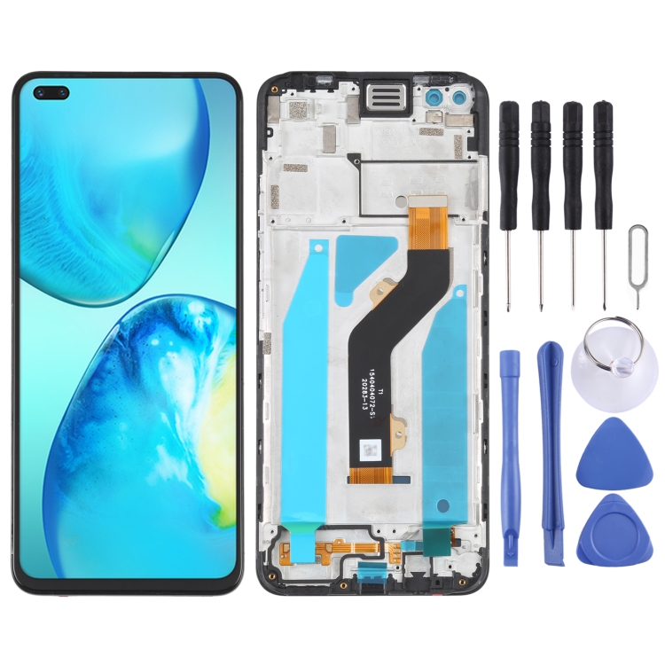OEM LCD Screen Digitizer Full Assembly with Frame, For infinix Note 8 X692, For infinix Hot 9 Play X680, For infinix Hot 10 X682B X682C, For Tecno Camon 17 Pro, For Tecno Camon17, For infinix Hot 10T X689C, For Tecno Spark 7T, For Tecno Spark 7P...