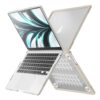 Translucent Laptop Protective Case, For MacBook Air 13.6 inch A2681 2022 / M3 2024 A3113 / M4 2025 A3240