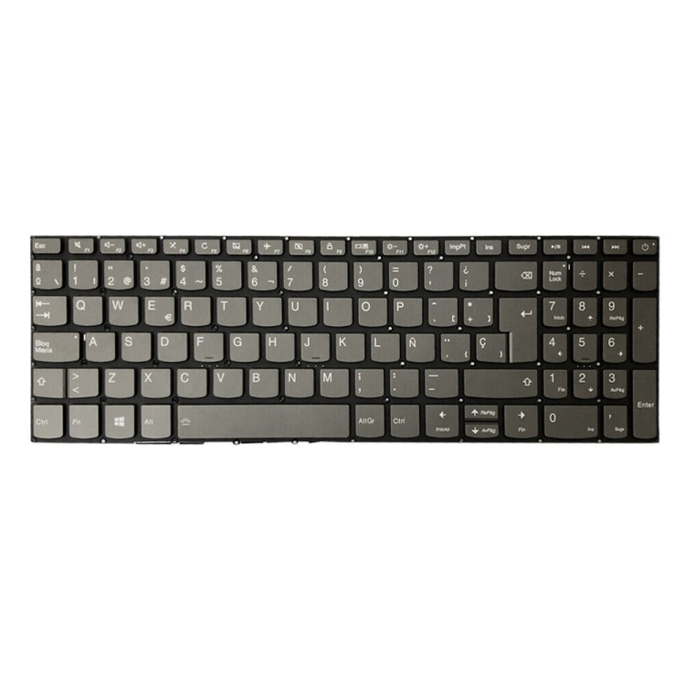 Spanish Version Backlight Laptop Keyboard with Power Button & Enter Key, For Lenovo IdeaPad 320-15ABR / 320-15AST