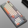 XUNFOX K82 Three-colors 94-Keys Blacklit USB Wired Gaming Keyboard, Cable Length: 1.5m