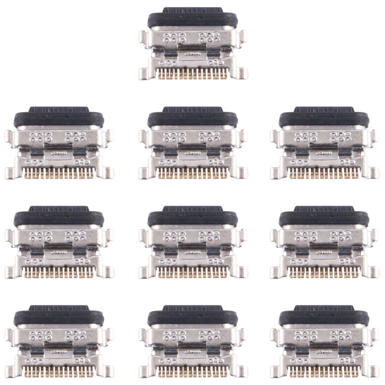 10pcs Original Charging Port Connector, For Xiaomi Mi 10T 5G, For Xiaomi Mi 10T Pro 5G, For Xiaomi 10 Ultra, For Xiaomi Redmi K30 Ultra, For Xiaomi Mi 10 Youth 5G, For Xiaomi Mi 10 Lite 5G, For Xiaomi 10 Pro 5G, For Xiaomi 10 5G