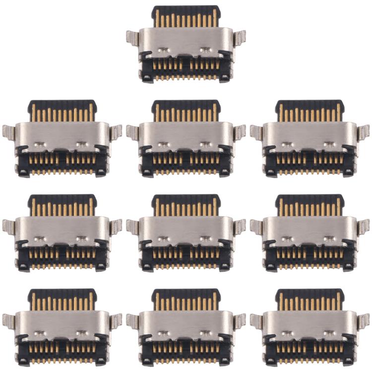 10pcs Original Charging Port Connector, For Infinix Smart 7 India, For Infinix Smart 7 X6515, For Infinix Hot 20S X6827, For Infinix Hot 20, For Infinix Hot 20 4G X6826, For Infinix Zero 20 4G X6821, For Infinix Note 12 2023 4G X676C...
