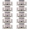 10pcs Original Charging Port Connector, For Tecno Pova 6 Neo 4G, For Tecno Pova 6, For Tecno Camon 30 Pro, For Tecno Camon 30 4G CL6, For Tecno Pova 6 Pro 5G LI9, For Tecno Spark 20 Pro+ KJ7, For Tecno Spark 20 Pro KJ6, For Tecno Spark 20C BG7n...