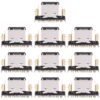 10pcs Original Charging Port Connector, For vivo Y32, For vivo S12 Pro, For vivo Y76s, For vivo T1x, For vivo S10e, For vivo Y71t, For vivo iQOO U3x, For vivo Y30g, For vivo S10 Pro, For vivo S10, For vivo Y53s, For vivo iQOO Neo5, For vivo S9...
