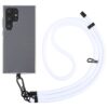 8mm Solid Color Adjustable Phone Anti-lost Neck Chain Nylon Crossbody Lanyard, Adjustable Length: about 75-135cm