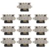 10pcs Charging Port Connector, For Alcatel 3T 10 2020 8094, For Alcatel 1T 10 2020 8092