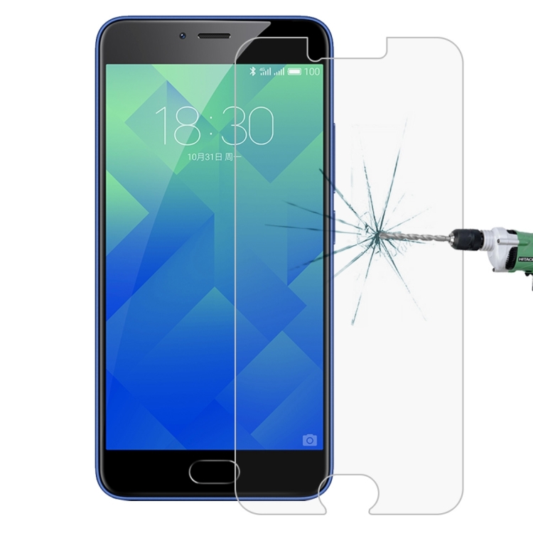 For Meizu M5 0.26mm 9H Surface Hardness 2.5D Explosion-proof Tempered Glass Screen Film, 1pcs