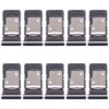 For Tecno Camon 18P 10pcs Original SIM Card Tray + SIM Card Tray + Micro SD Card Tray, For Tecno Camon 18 P(10pcs)