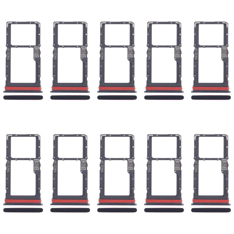 For Motorola Moto G53 XT2335-2 10pcs Original SIM + Micro SD Card Tray, For Motorola Moto G53